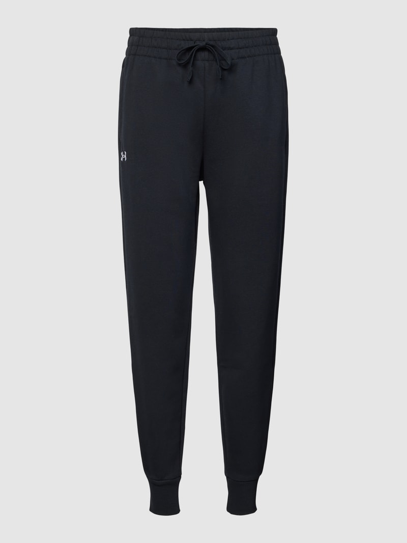 Sweatpants mit Logo-Detail Modell 'Rival' in schwarz