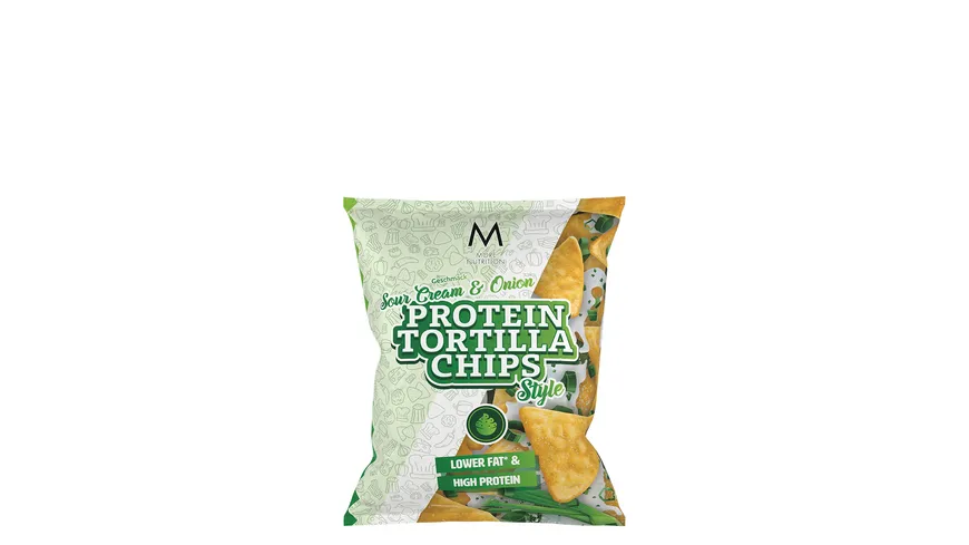 MORE NUTRITION Protein Tortilla Chips Sour Cream & Onion 50 g