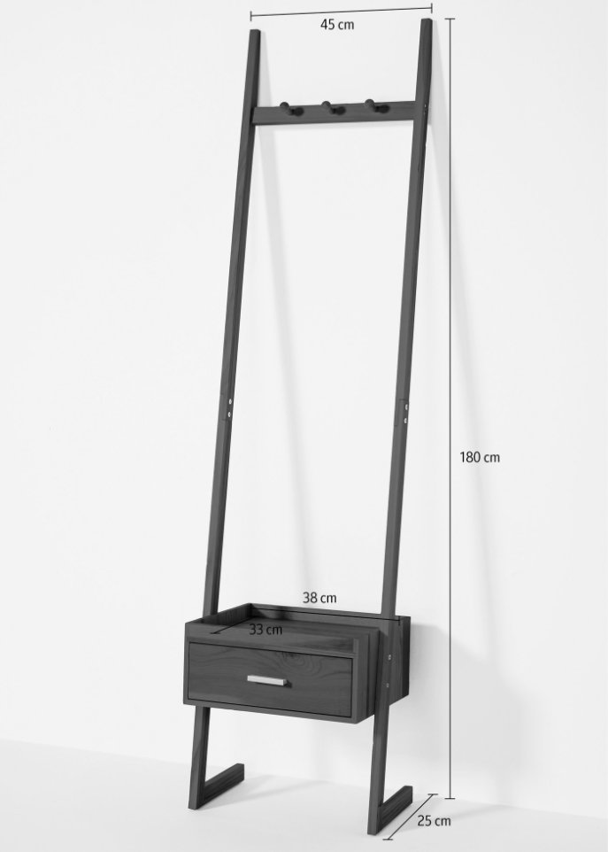 Garderobe mit Schublade