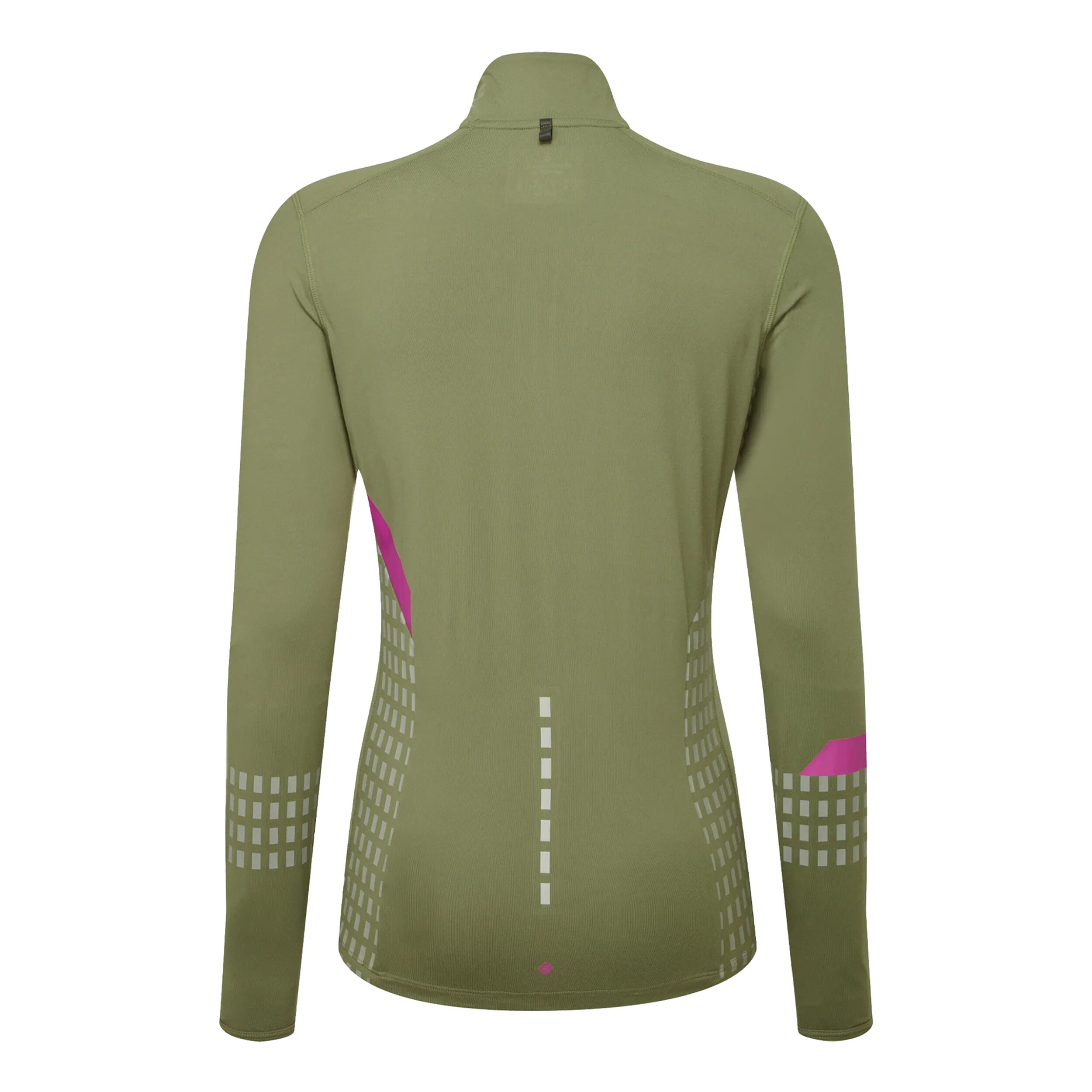 Tech Afterhours 1/2 Zip Laufshirt Damen - Oliv
