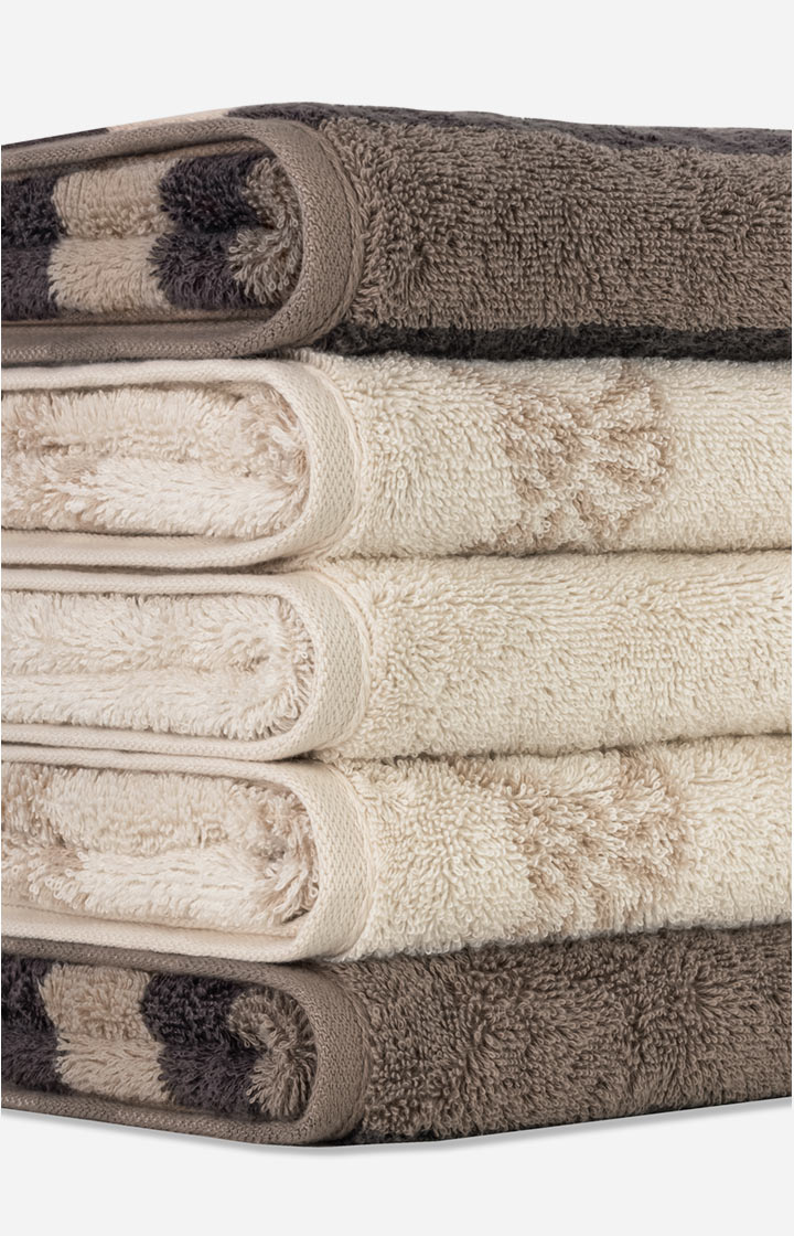 Handtuch JOOP! CLASSIC CORNFLOWER in Creme  - im JOOP!
