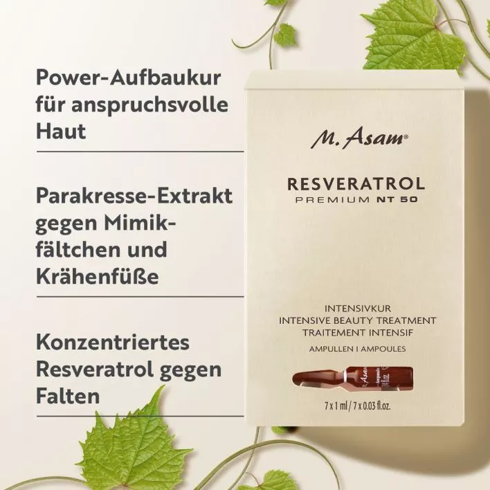 RESVERATROL PREMIUM NT50 Ampullenkur 7 Tage
