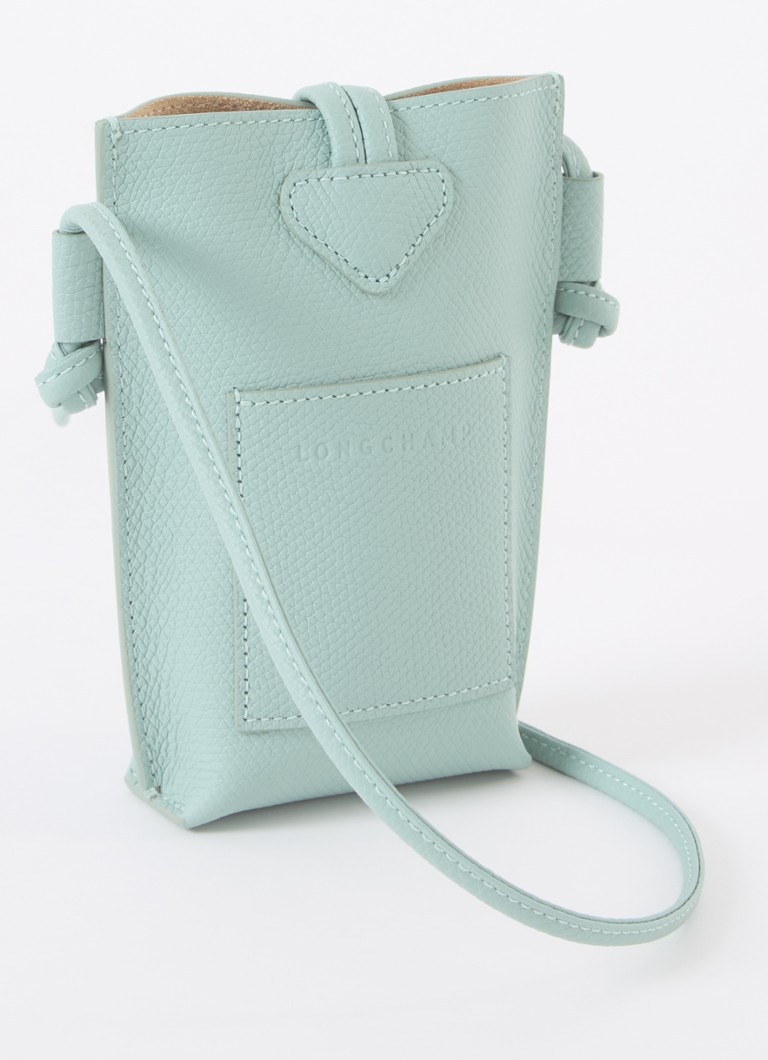 Longchamp Roseau nahkainen crossbody-puhelinkotelo