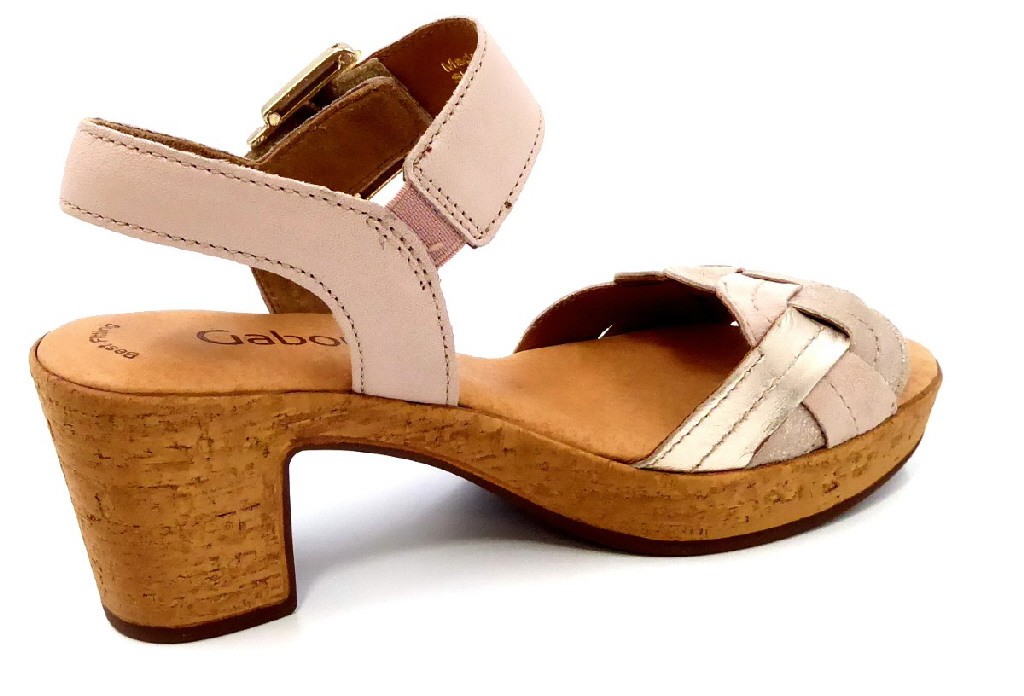 GABOR Komfort Sandalen rose Gabor Fashion Plateau Sandalen 24.763.20