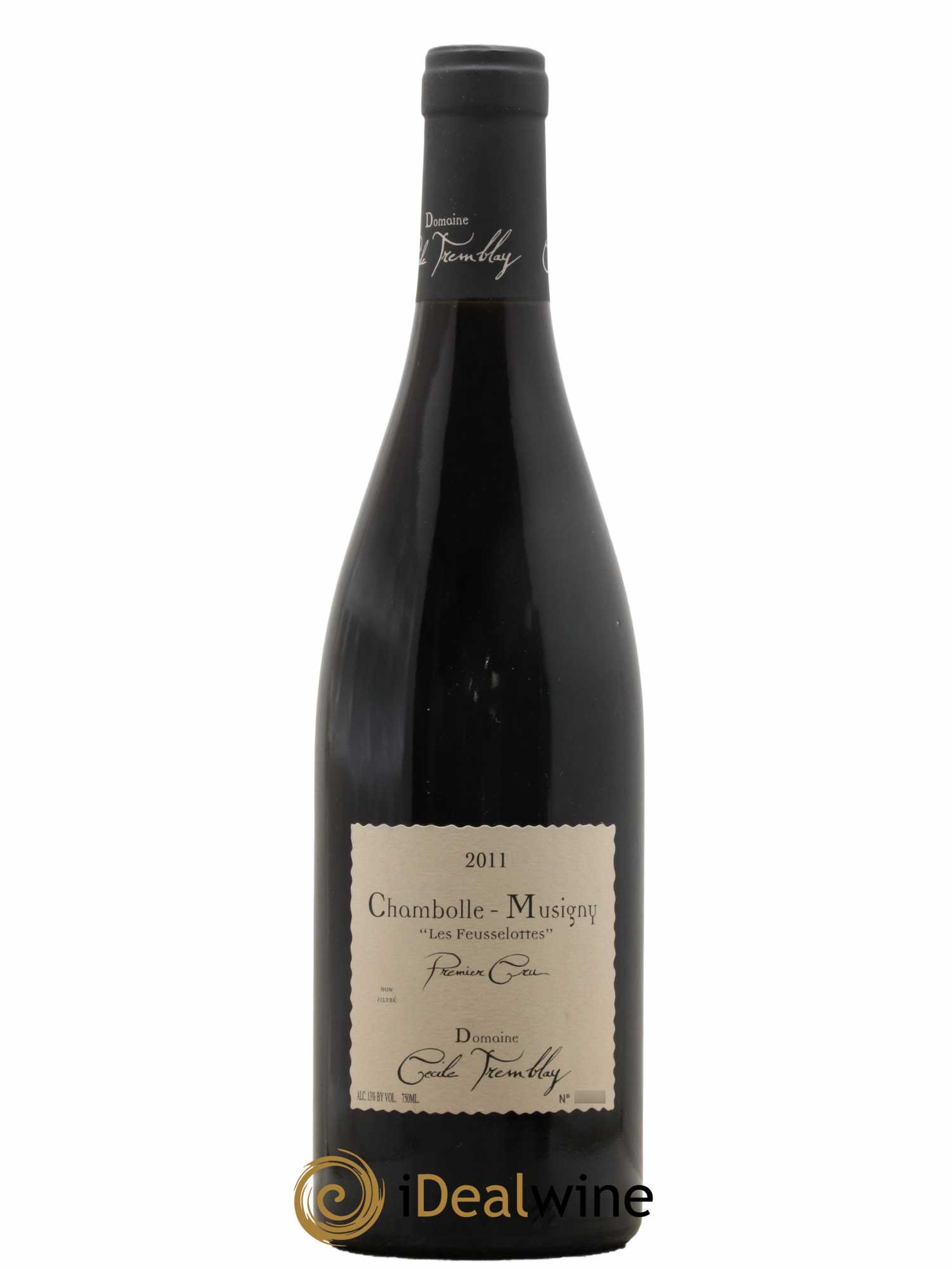 Chambolle-Musigny 1er Cru Les Feusselottes Cécile Tremblay  2011 - Lot de 1 Bouteille