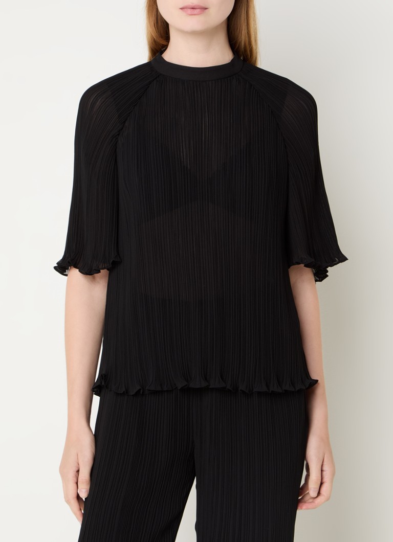 Claudie Pierlot  Biche tuniek met plissé
