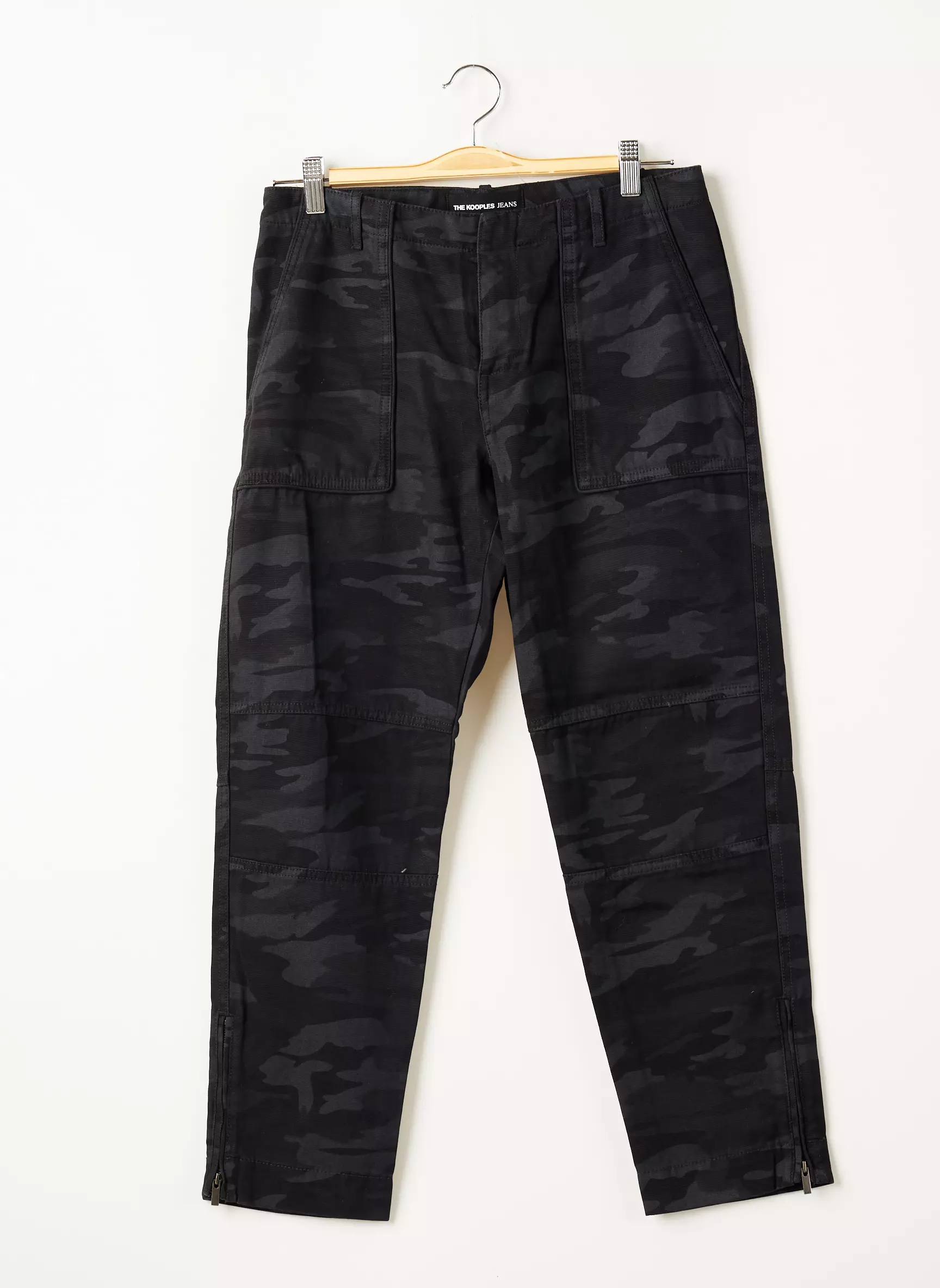 The Kooples Pantalon7 8 Femme couleur gris