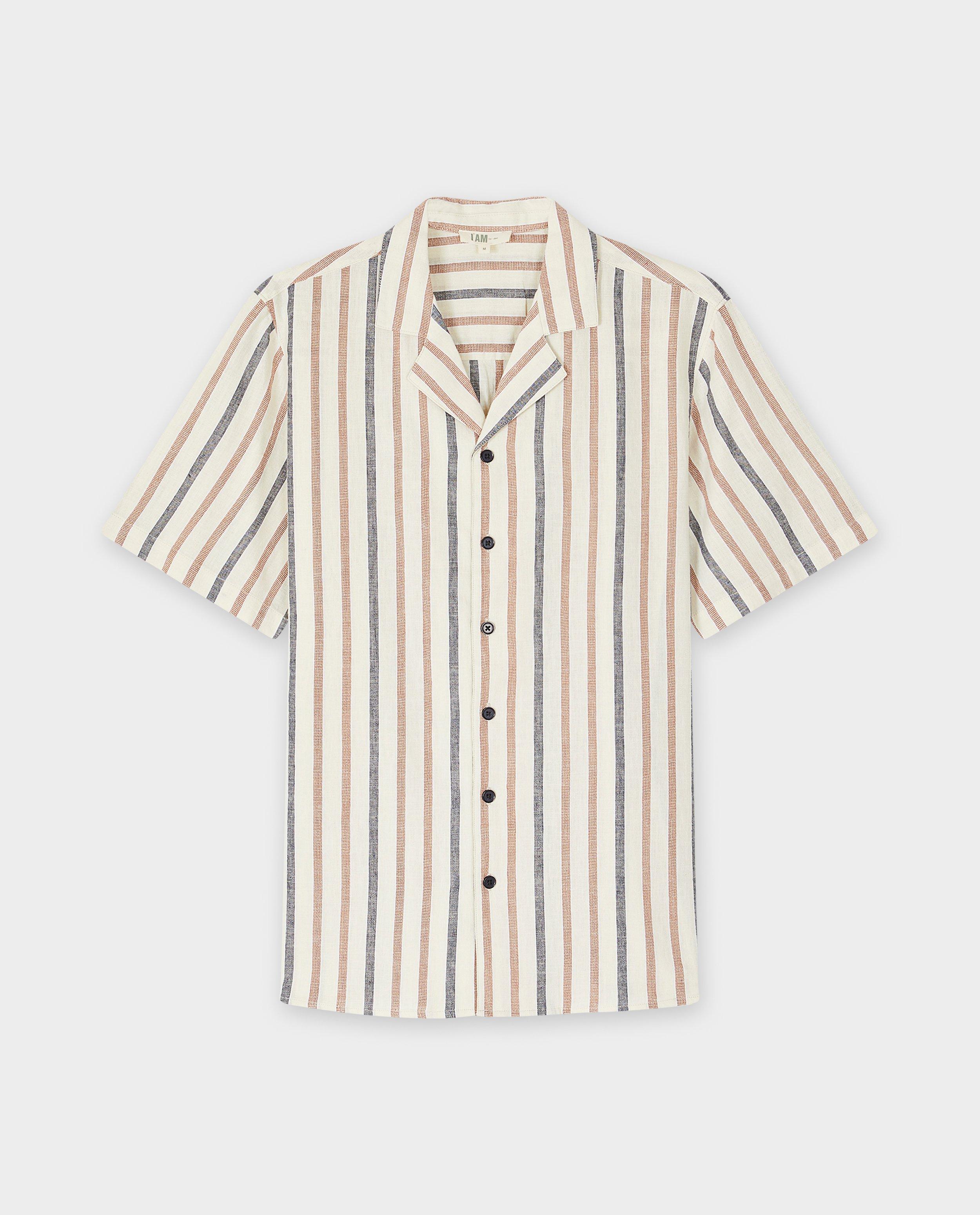 Cămașă I AM din bumbac organic, S-XXXL bej deschis