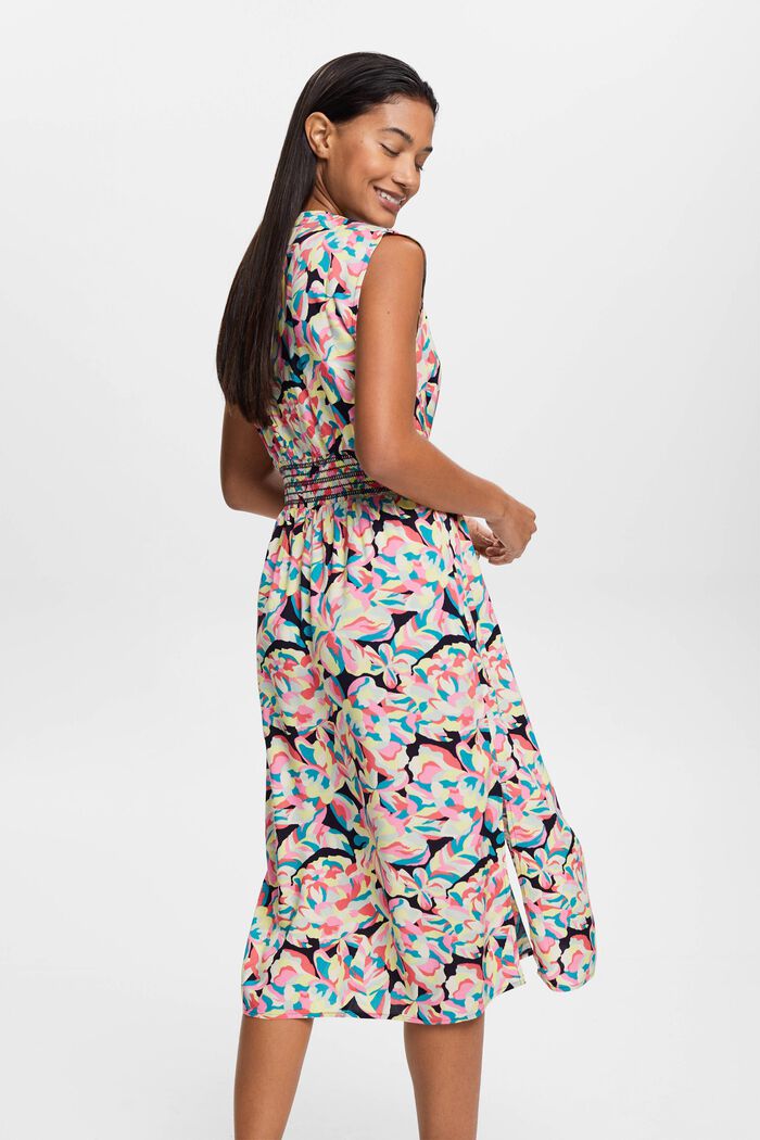 Strandkleid mit floralem Allover-Print