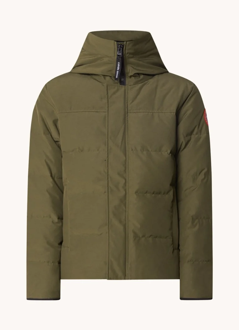 Prešívaná parka Canada Goose MacMillan s páperovou výplňou a kapucňou