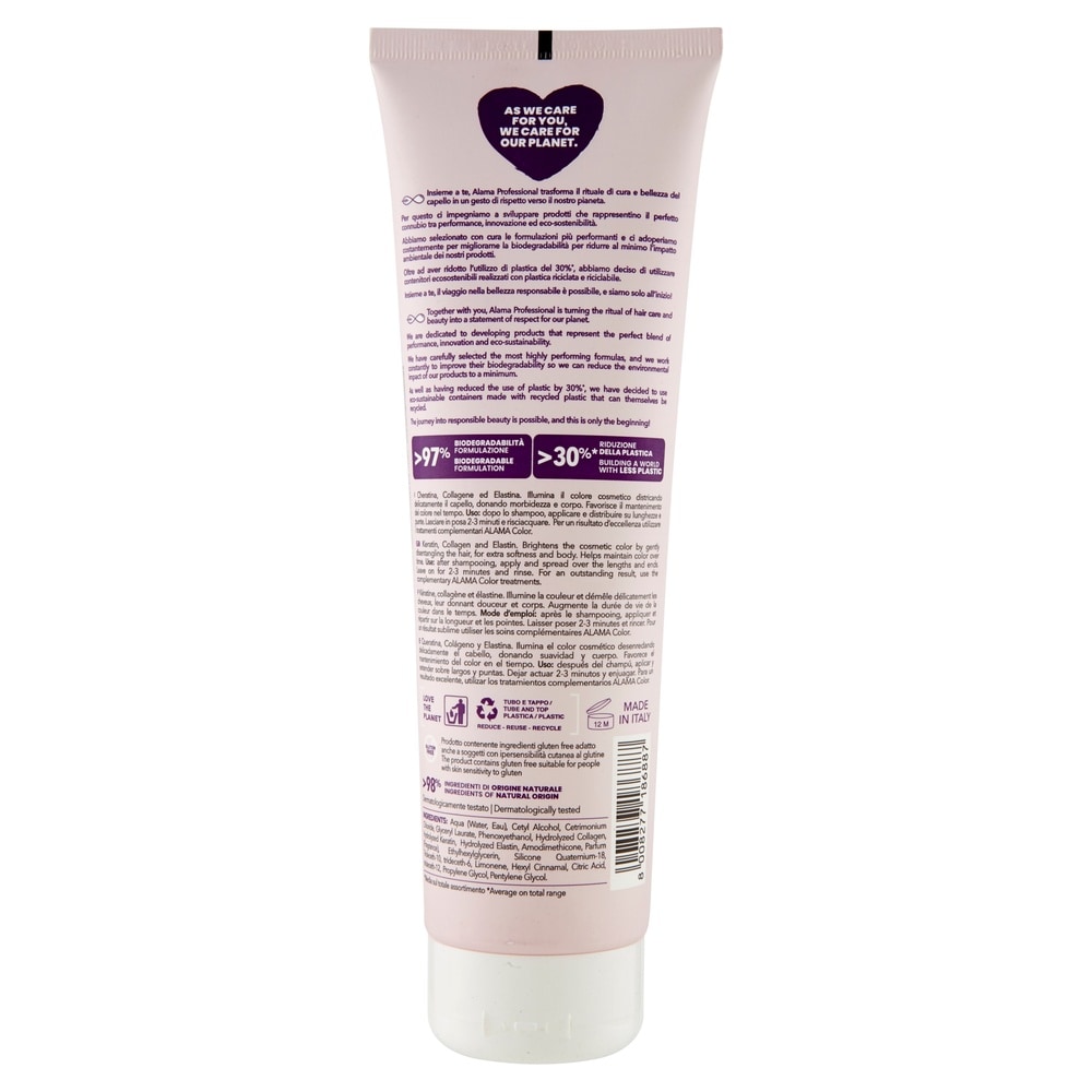 alama professional CONDITIONER PROTECTEUR DE COULEUR POUR CHEVEUX ÉS 500 ML SHAMPOOING