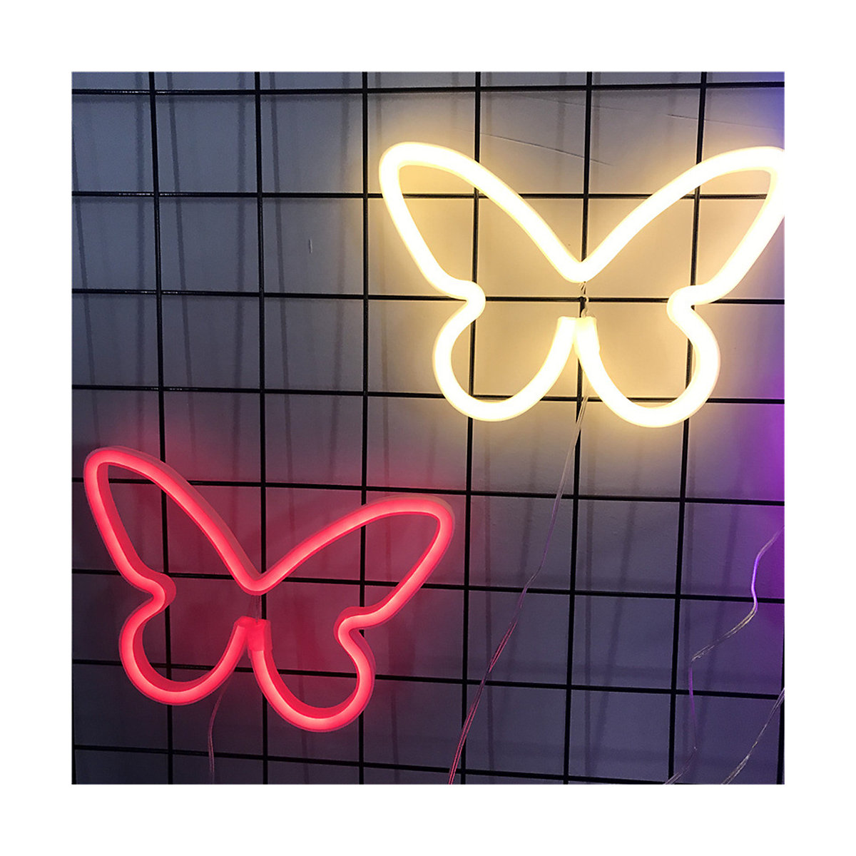 LED Neon Schild Lichter Schmetterling Nachtlichter für Kinder