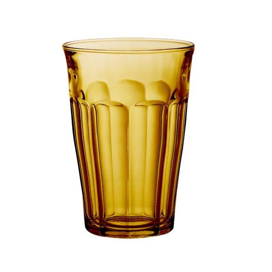 Set mit 6 DURALEX Picardie Trinkgläsern – vermeil – 36 cl