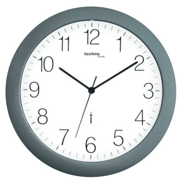 TechnoLine Wanduhr WT8000 30 x 3 cm Weiß