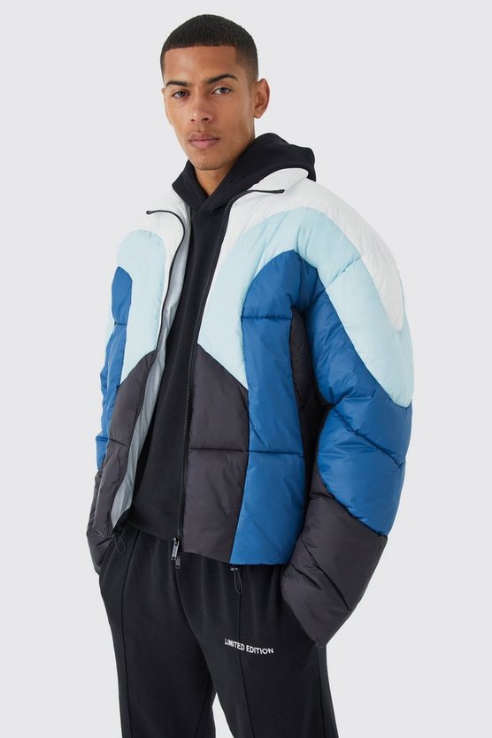 Colorblock Steppjacke