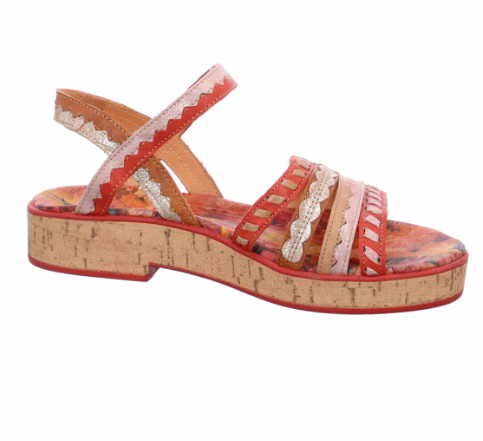 THINK Komfort Sandalen rot