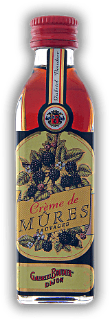 Gabriel Boudier Creme de Mures 0,04 Liter Gabriel Boudier Creme de Mures 0,04 Liter Fruchtlikör aus wilden Brombeeren. 0,04	 Liter - Vol 20%