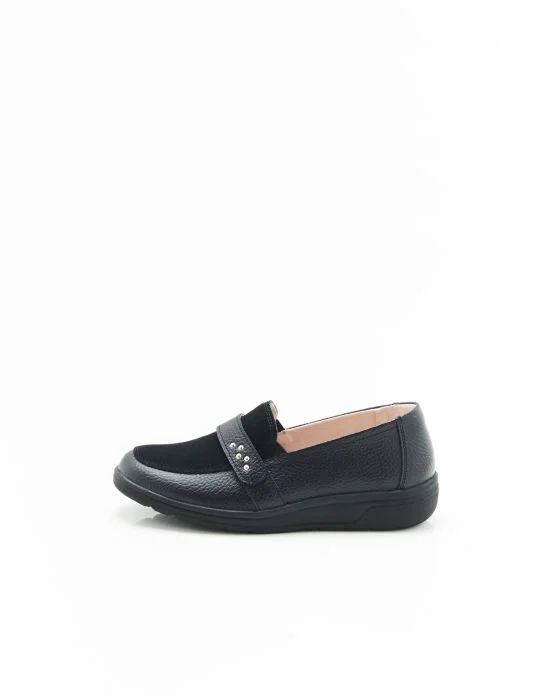 Mocassins bi-matière