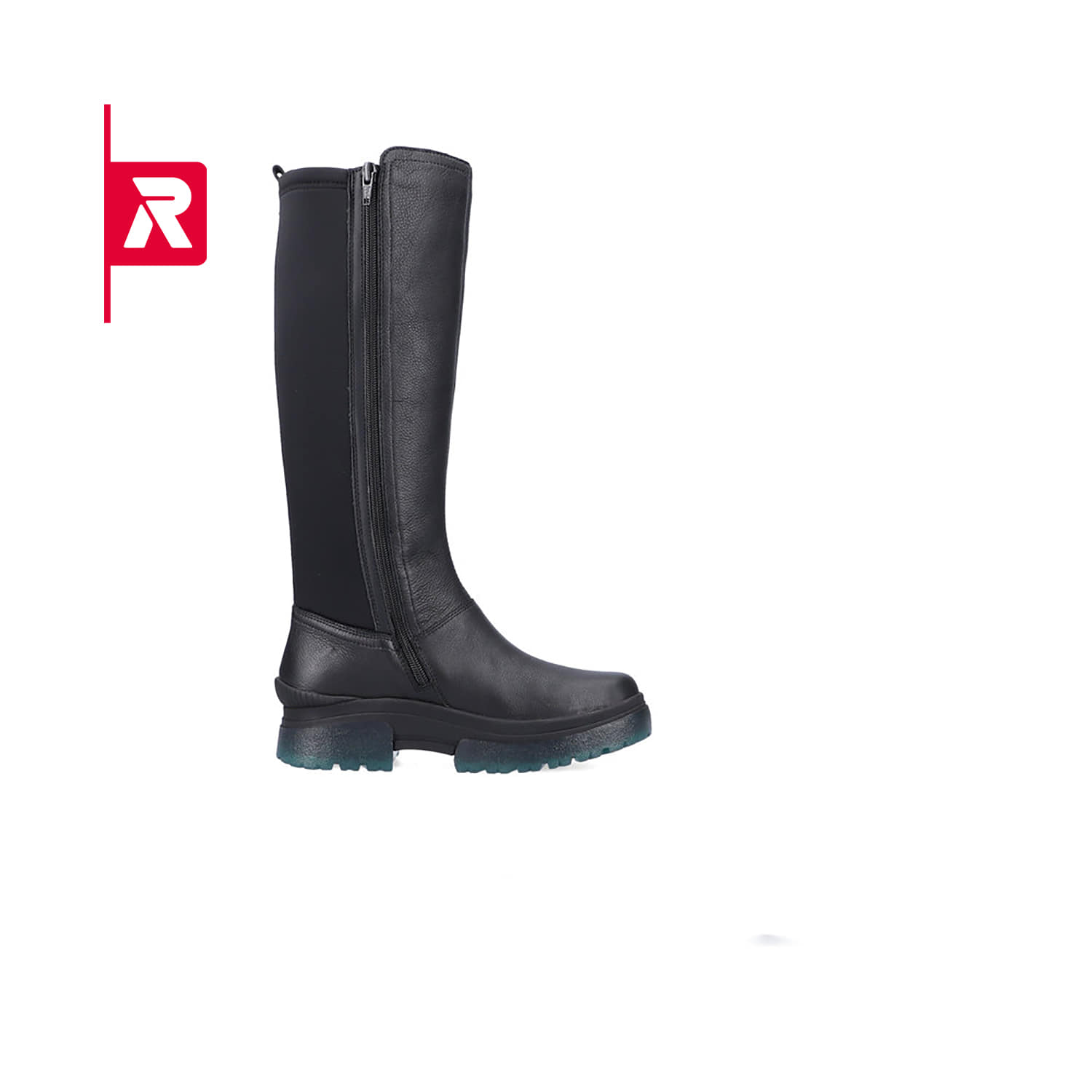 Rieker EVOLUTION Damen Hochschaftstiefel midnight black