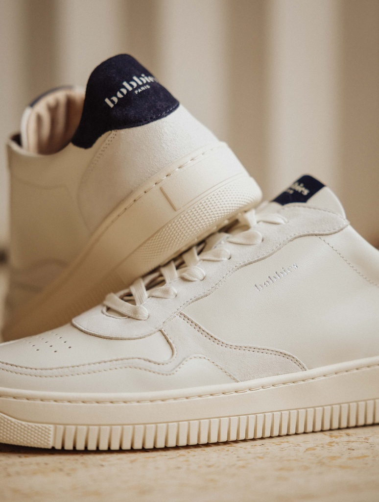 Travis - Blanc Cassé & Bleu Marine