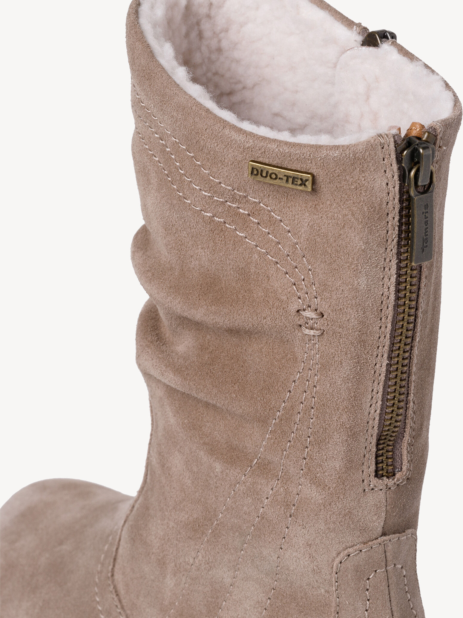 Bottine en cuir - marron