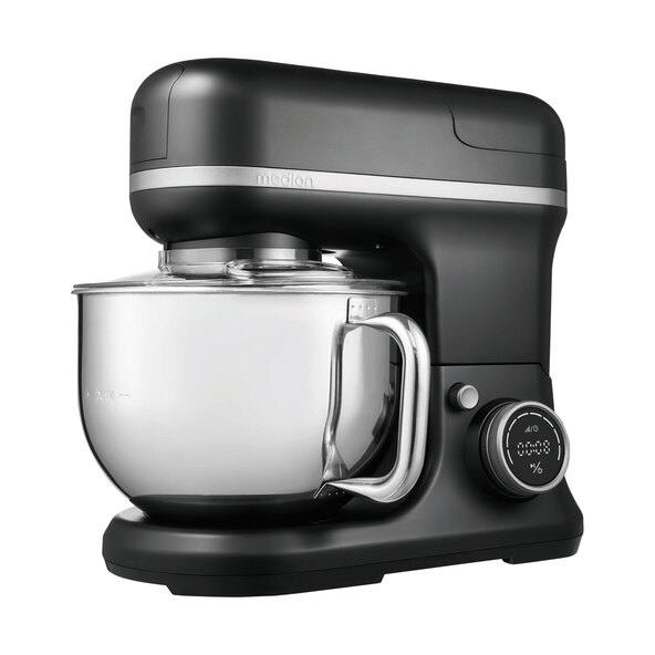Küchenmaschine Digital, mit Eisschüssel, 4 in 1, schwarz (MD 18440)