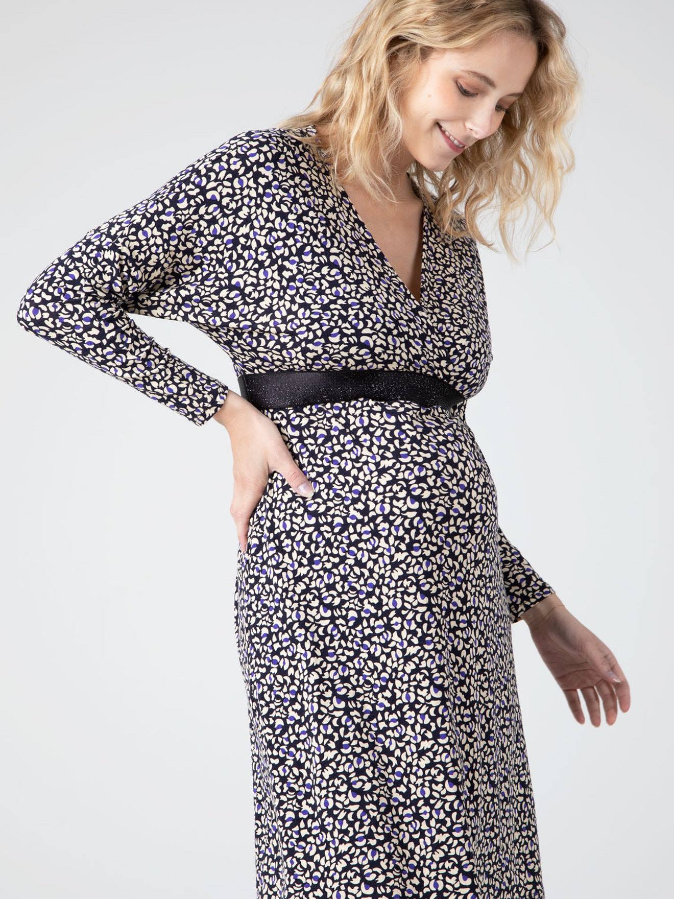 Envie de Fraise Kurzes Kleid für Schwangerschaft & Stillzeit FELICIEOR ENVIE DE FRAISE - rost