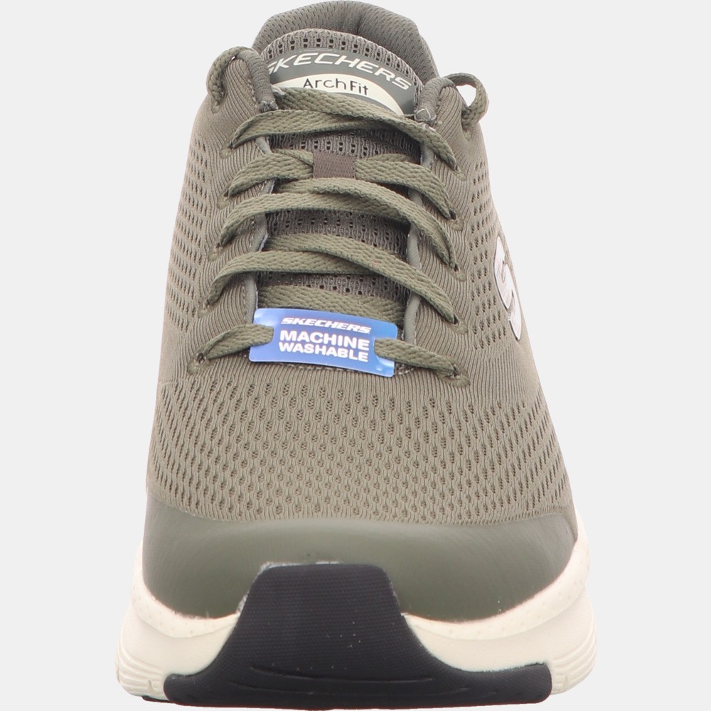 SKECHERS Freizeit Schnürer grün Skechers Arch Fit