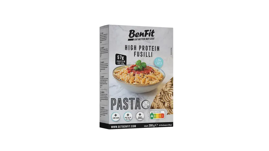 BenFit High Protein Low Carb Nudeln Fusilli 200 g