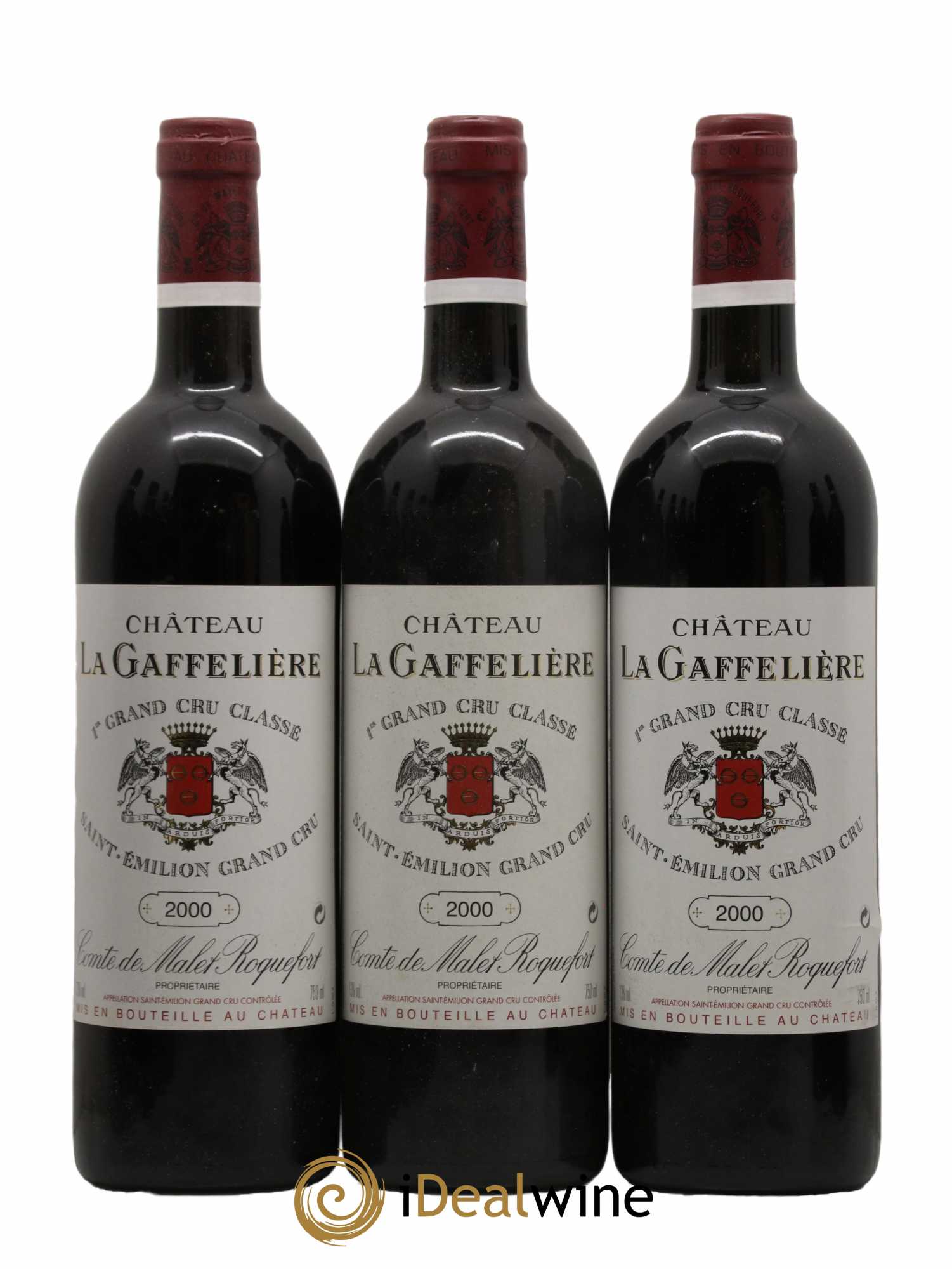 Château la Gaffelière 1er Grand Cru Classé B  2000 - Lot de 12 Bouteilles