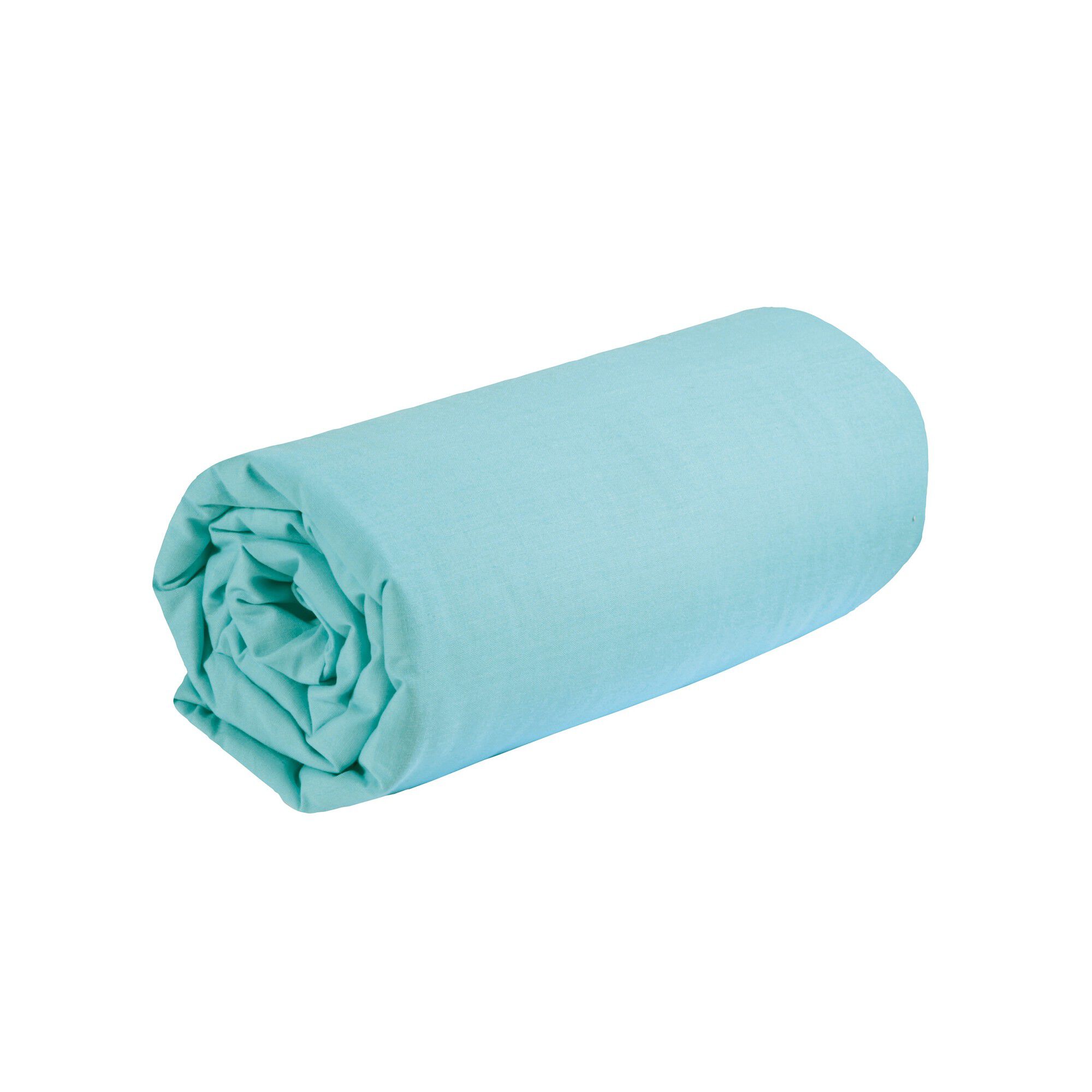 Drap-housse uni coton bonnet 32 cm