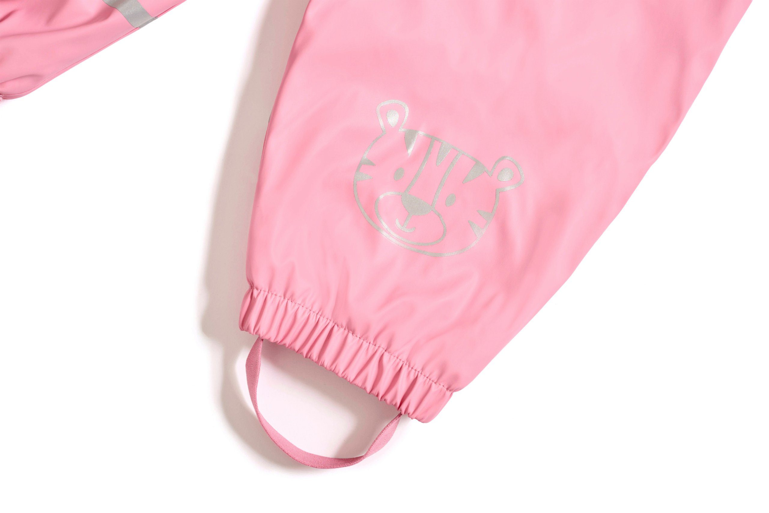 Little Tiger® Regen- und Matschlatzhose Regenhose für Kinder, mit Fleece gefüttert, winddicht, wasserdicht Unisex, für Kinder Mädchen & Jungen, Matsch- und Buddelhose, Schulterträger