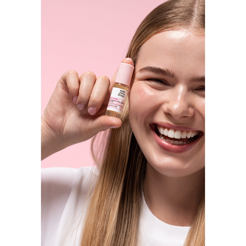 one.two.free! Hyaluronic Eye Serum Roll-On Sérum Yeux