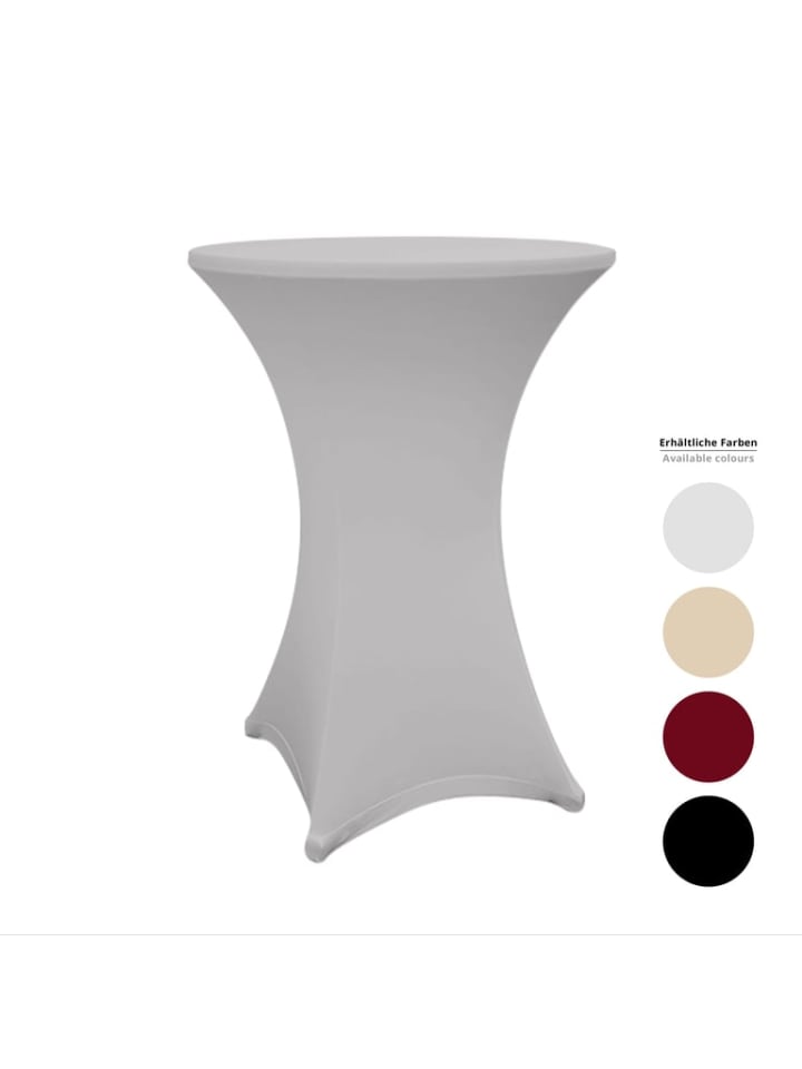 Lumaland Stehtischhusse Tisch Husse abwischbar stretch schnelltrocknend Ø80-85cm günstig kaufen onesize