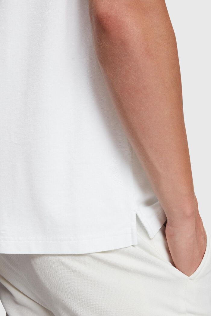 Klassisches Tennis-Poloshirt mit Dolphin-Batch