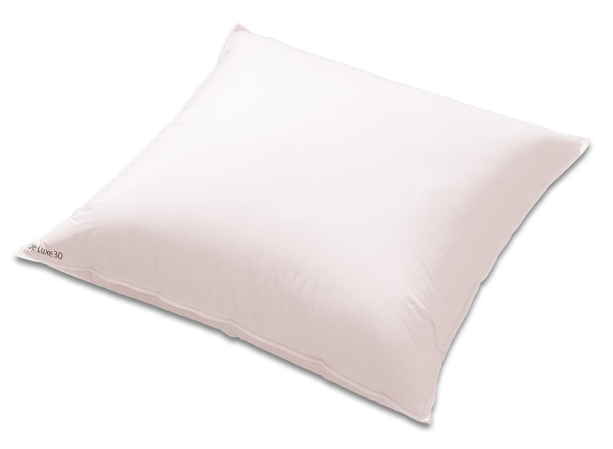 Daunenkissen Daunenkopfkissen, Feder „Kissen de Luxe 30“ Medium, Sanders Kauffmann, Füllung: 70% Federn 30% Daunen, Medium