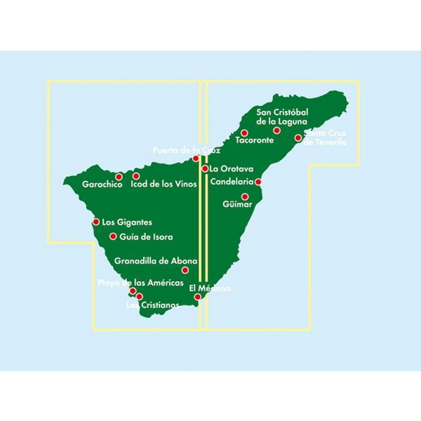 Teneriffa 1 : 50 000 - Wanderkarte