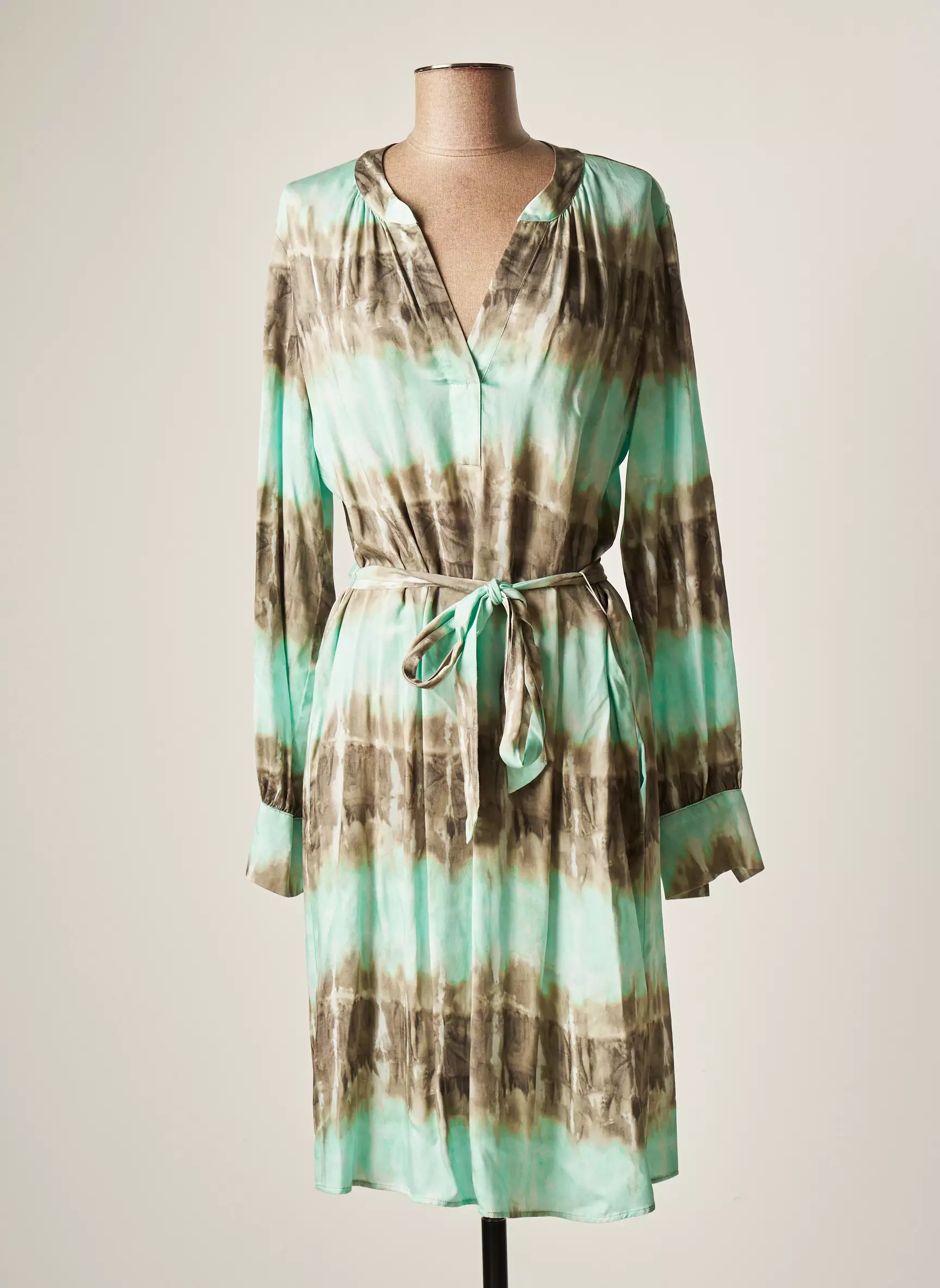 Marc Aurel Robes Mi Longues Femme couleur vert