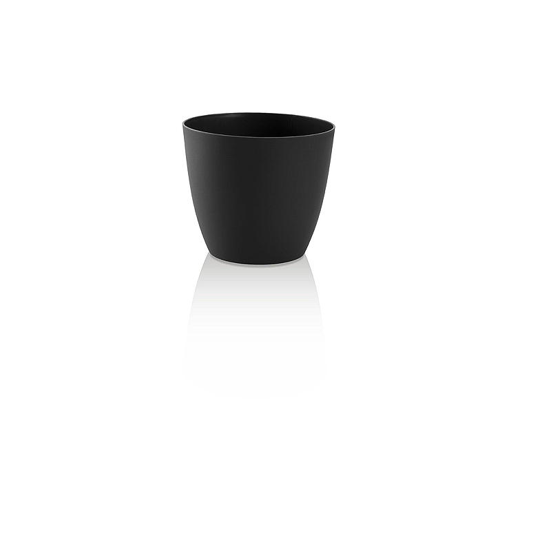 Blomsterpotte Ella ø 15 cm, plast, antrasitt
