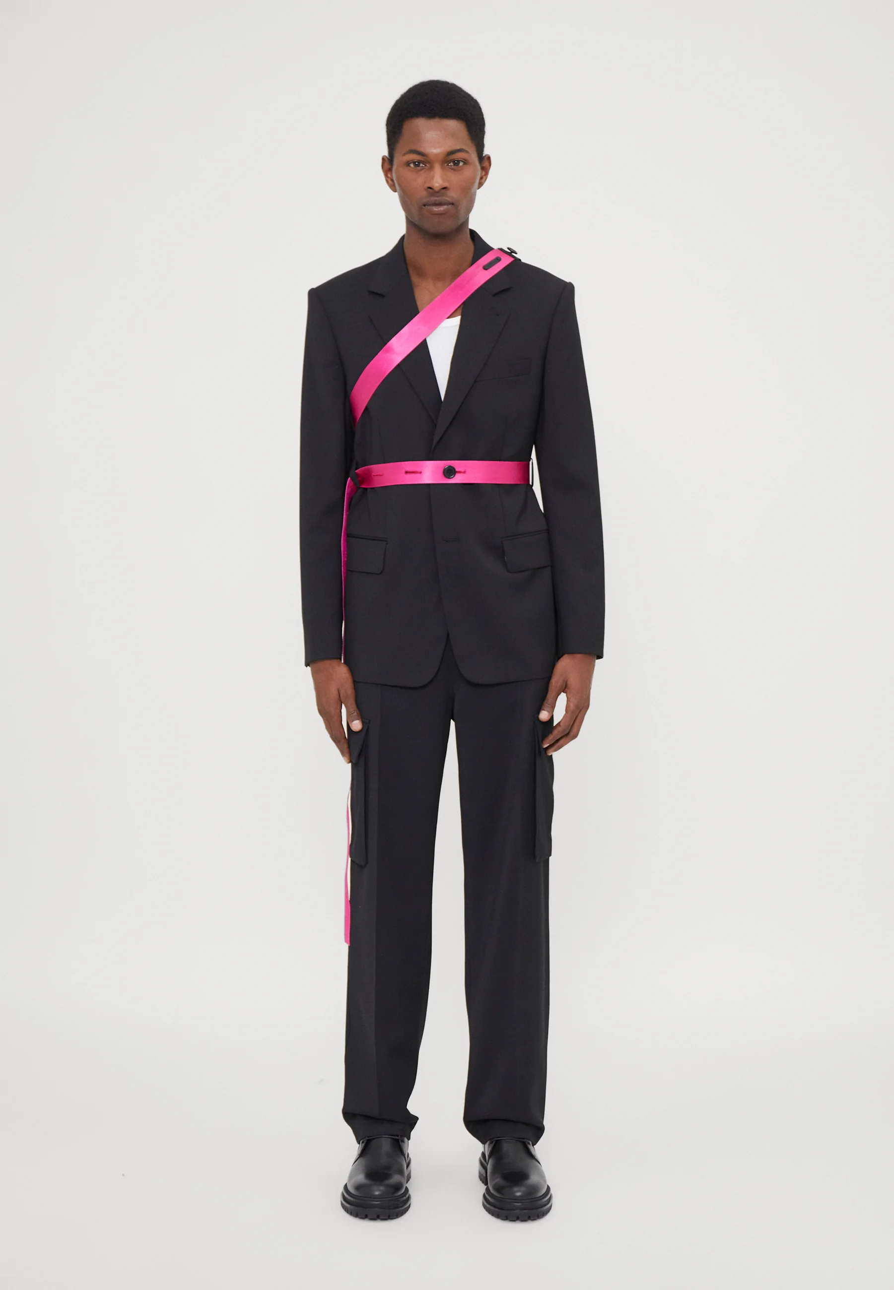 Helmut Lang SEATBELT BLAZER - Chaqueta elegante