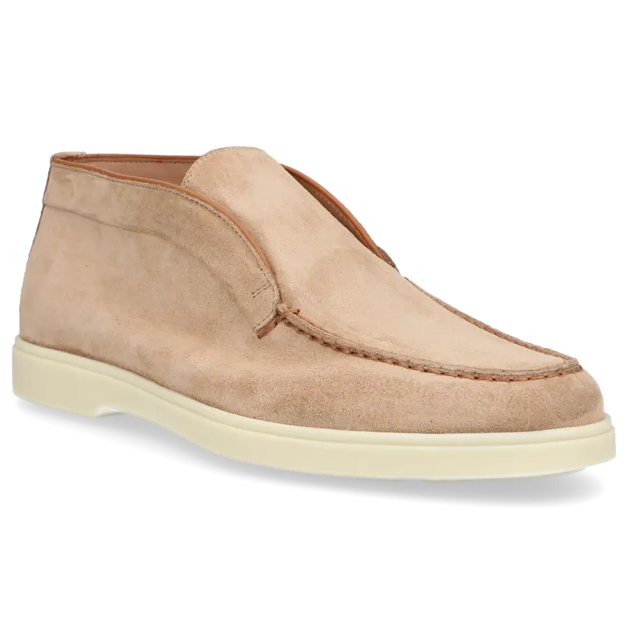 Santoni - Stiefeletten DESERT BOOT Veloursleder - braun