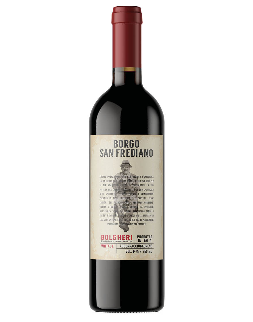 Bolgheri DOC Abburracciugagnene 2022 Borgo San Frediano 0,75 ℓ