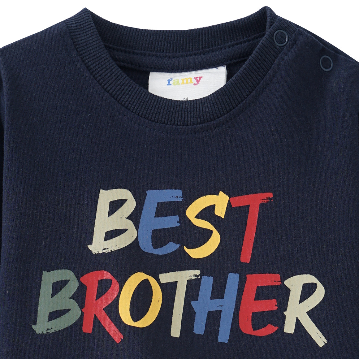 Baby Langarmshirt mit Message-Print
