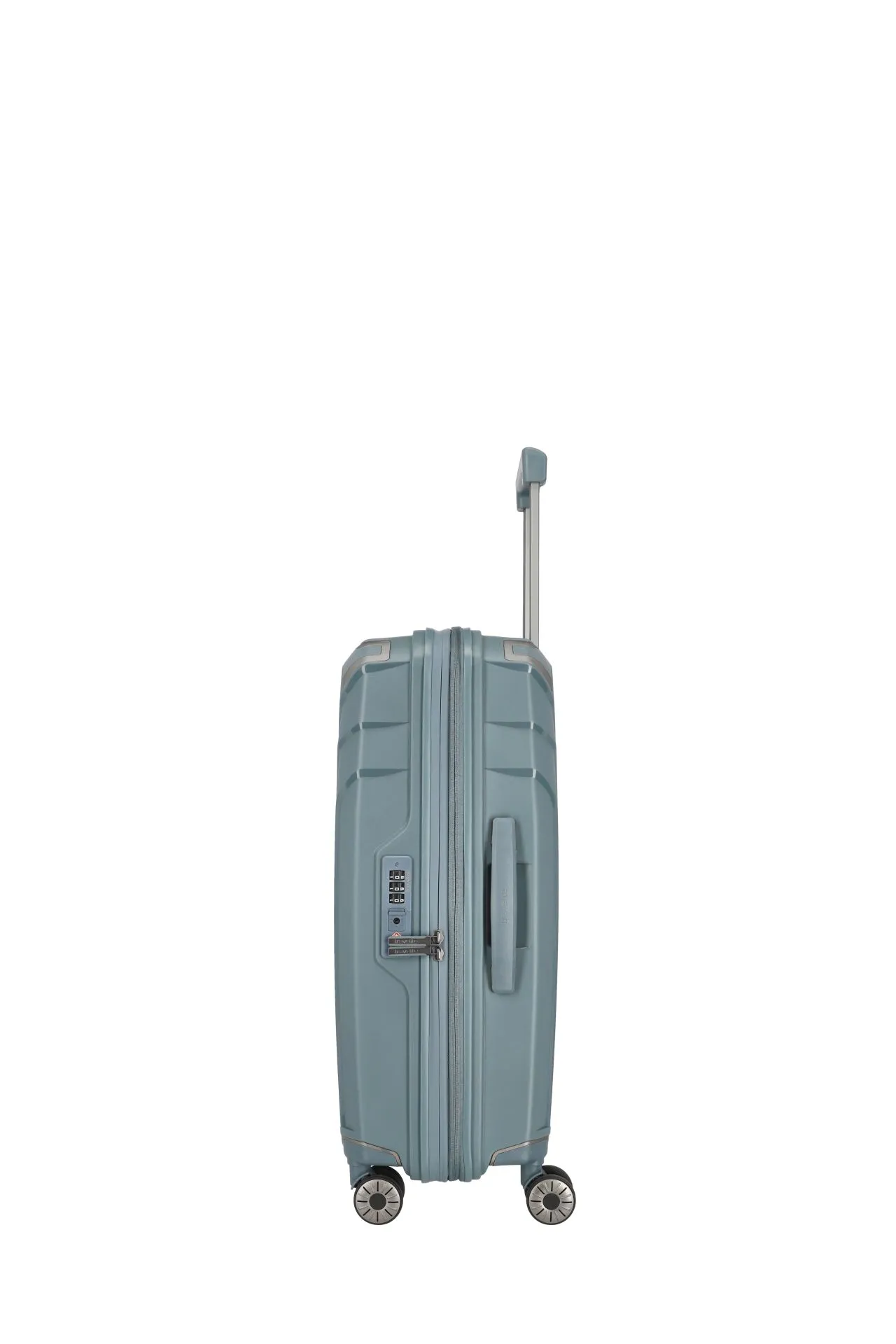 Travelite ELVAA Trolley M mit 4 Rollen (erweiterbar) - Blaugrau