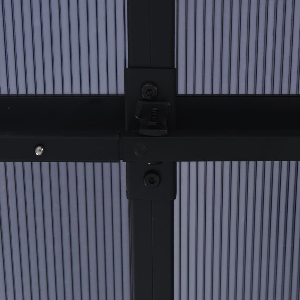 vidaXL Partyzelt Pavillon mit Vorhängen 405x294x244 cm Anthrazit