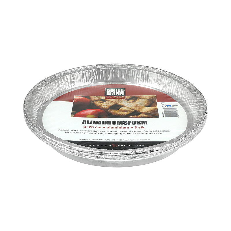 Grillman Kakeform 3-pk ø 25 cm