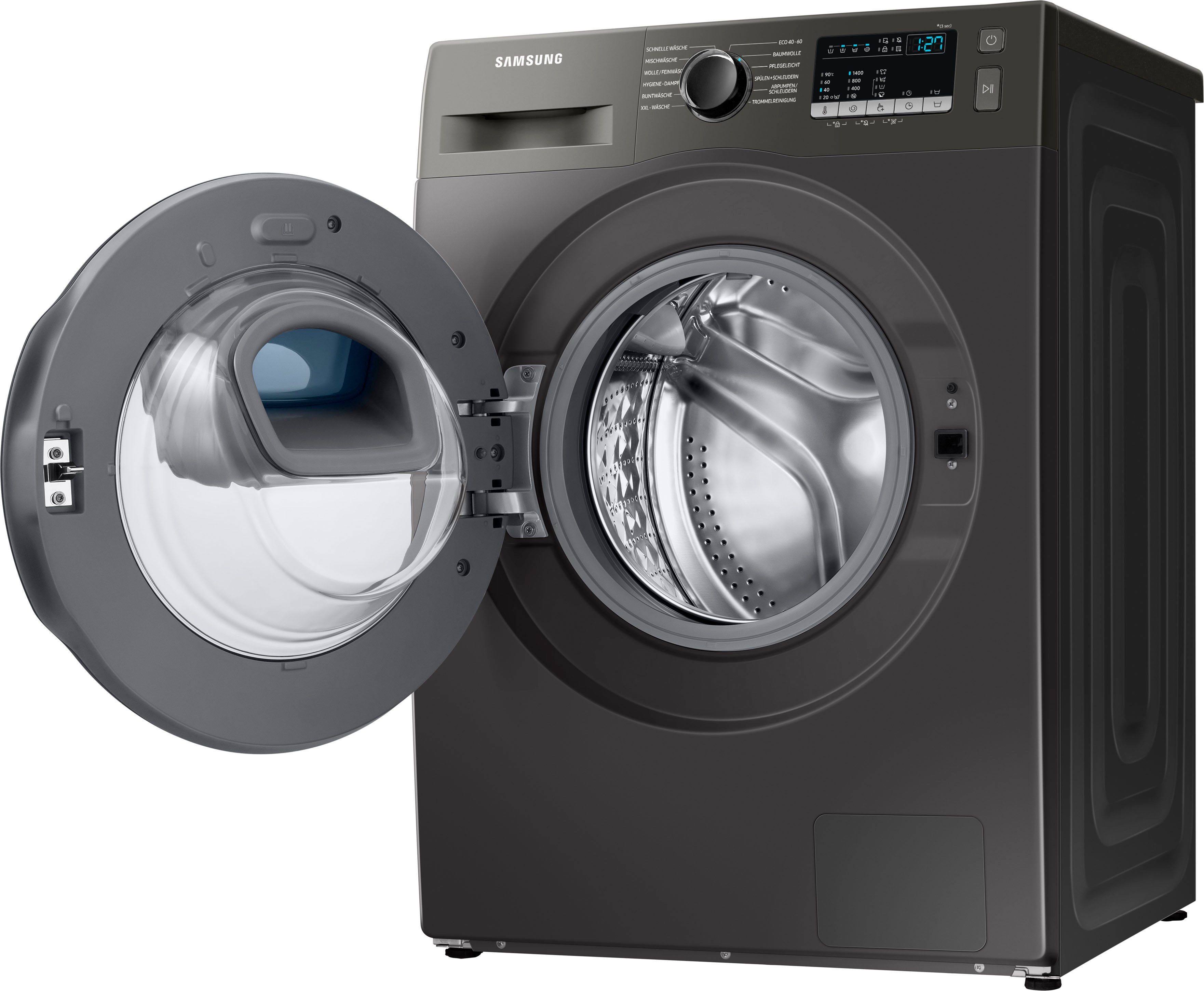 Samsung Waschmaschine WW4500T INOX WW7ET4543AX, 7 kg, 1400 U/min, AddWash™
