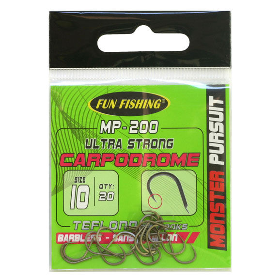 Ami da pesca Fun Fishing Monster Pursuit senza ardiglione con punta a vanga MP200 (x20)