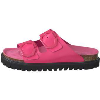 Genuins Galia Leather Pantolette in pink