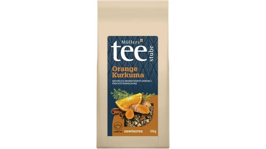 Müllers Teestube Kräutertee Orange & Kurkuma 100 g